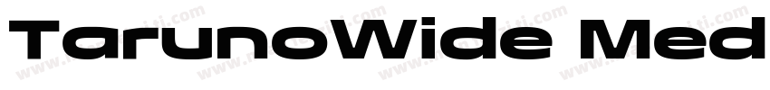 TarunoWide Medium字体转换